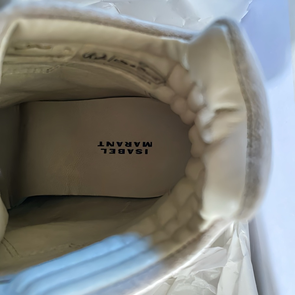 Isabel Marant Bekett Leather Sneaker Wedges - Picture 12 of 16